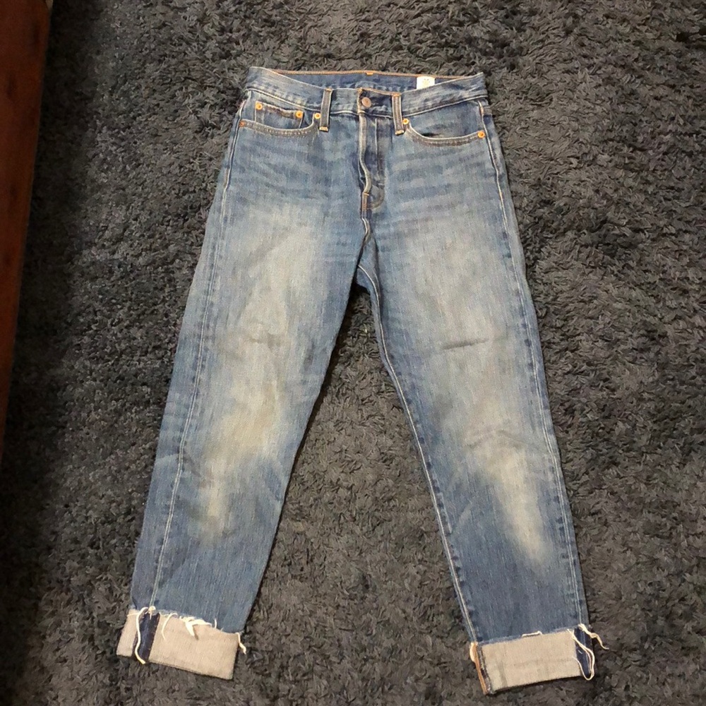 Levi’s Wedgie High Waisted Cuffed Jeans